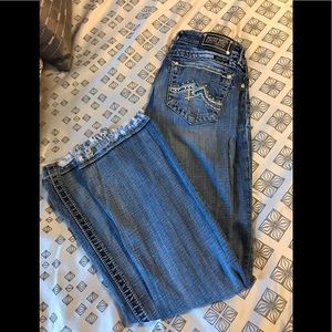 Miss Me boot cut size 28 jeans with 33 inseam